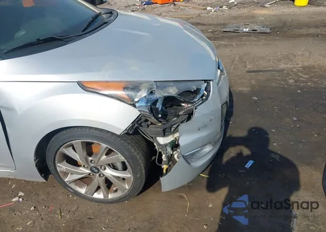 2016 Hyundai Veloster из США, поврежденный, VIN KMHTC6AD8GU301395